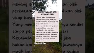 Download lagu Beratnya sakit hati seorang istri. mp3