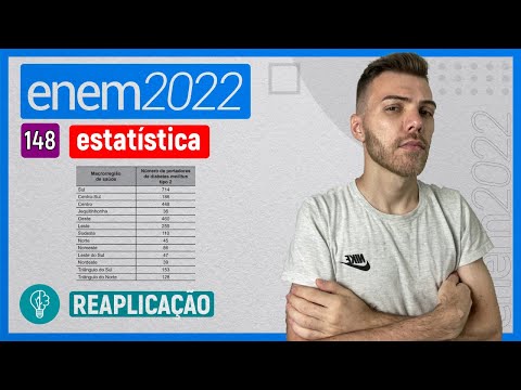 ENEM 2022 - Q148 - O diabetes mellitus é uma doença crônica, caracterizada ... - ESTATÍSTICA