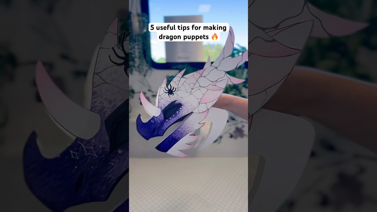 5 Useful Dragon Puppet Tips / Advice 🔥 #dragonpuppets #paperdragon
