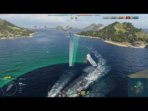 World of Warships - Sunk 4 ships with destroyer