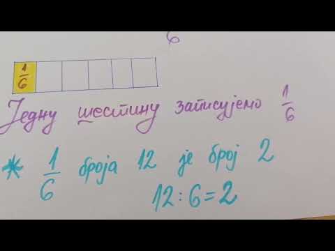 CETVRTINA, SESTINA, TRECINA  1 deo