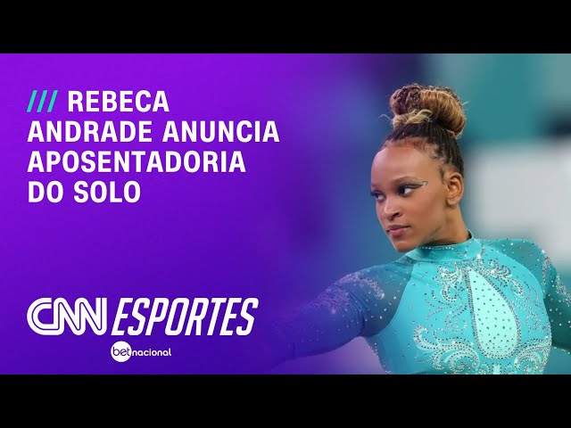 Atual campeã olímpica, Rebeca Andrade anuncia aposentadoria do solo | CNN NOVO DIA