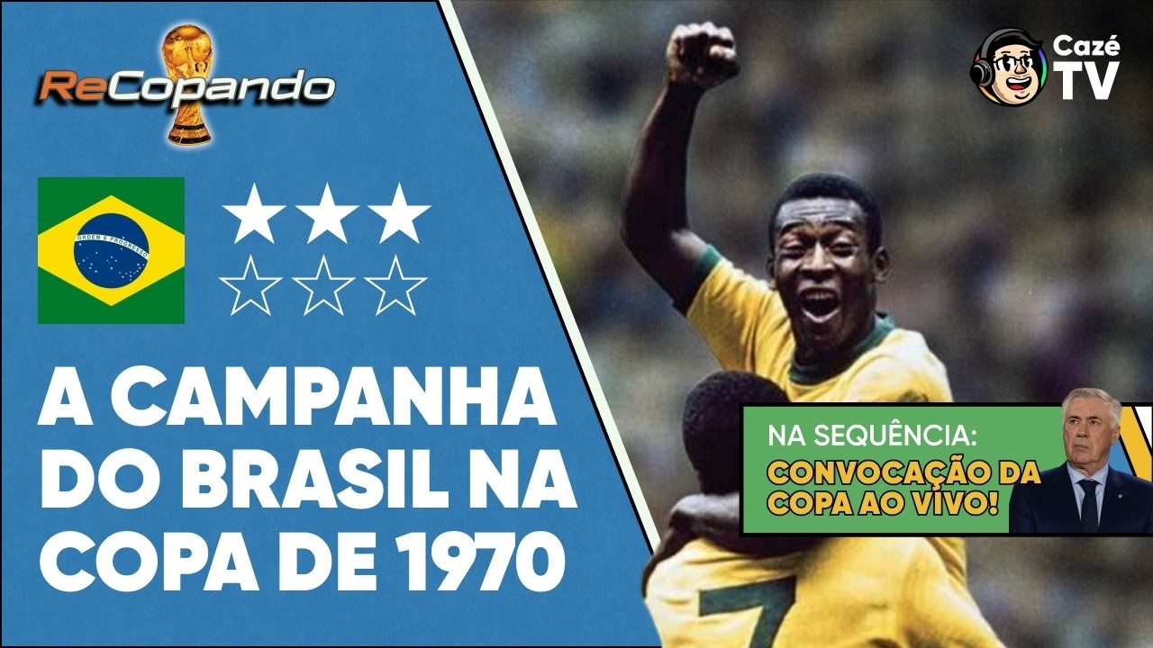 CHEGOU A HORA DE VOLTAR PARA 1970! E NA SEQUÊNCIA TEM A CONVOCAÇÃO DA COPA DO MUNDO!