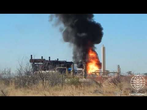 EagleClaw Midstream - South Block 4 Compressor Station, Reeves County, TX (December 2021) View 1