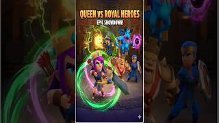 Queen Vs All Heroes Together !!! Will She Able To Compete Them? #clashofclans #coc #cocgaming