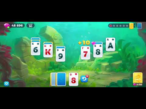 Fishdom solitaire gameplay level 30