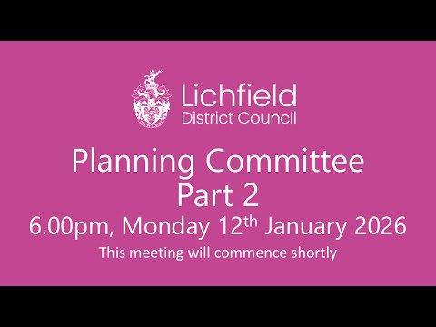 Planning Committee (part 2) - 12 January 2026