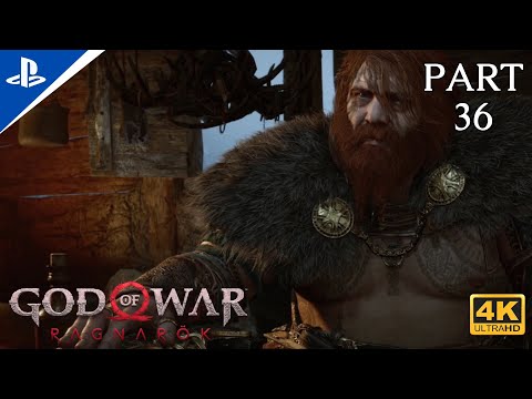 GOD OF WAR RAGNAROK PS5 Walkthrough Gameplay Part 36 -THOR STARTS A BRAWL