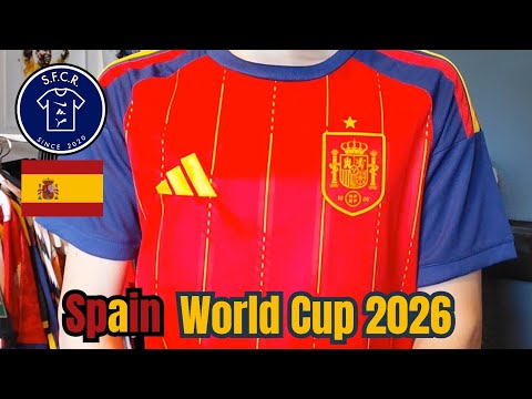 🇪🇦 Adidas Spain World Cup 2026 home jersey unboxing [kitgaga] #worldcup2026