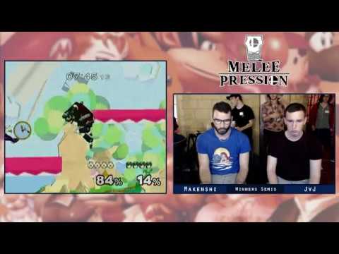 Super Melee Pression #4 - Makenshi (Marth) vs. JvJ (Sheik) - Winners Semis