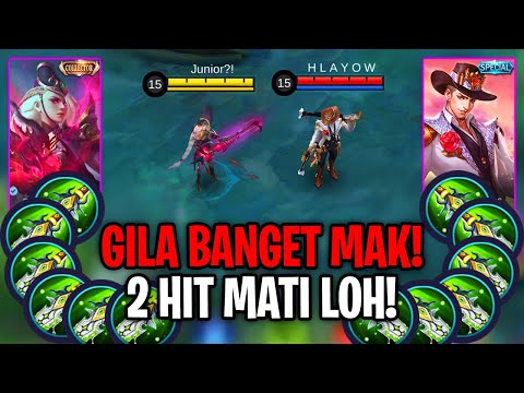 LESLEY COLLECTOR VS CLINT GUNS AND ROSES || FULL BLADE OF DESPAIR || MOBILE LEGENDS