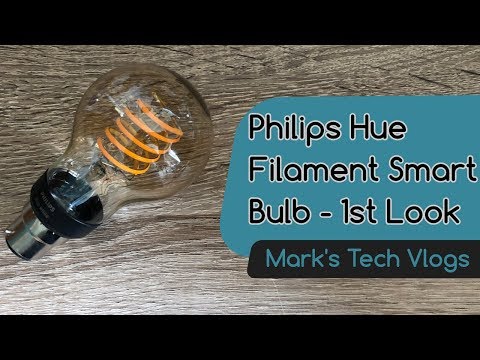 First Look at the Philips Hue Filament Smart Bulbs and review