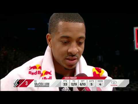 CJ McCollum Drops 33 points on the Brooklyn Nets