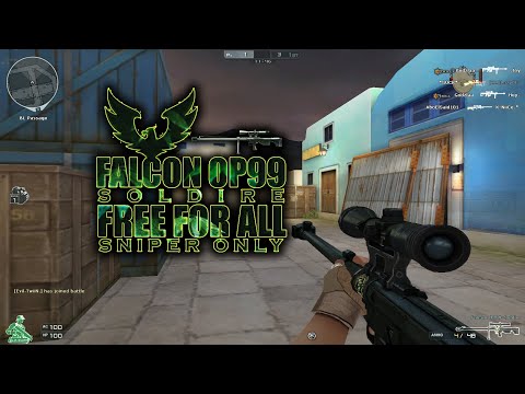 Crossfire West - Falcon Op99-Soldire Free For All Sniper only Game played
