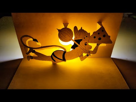 Lord Hanuman pop up card