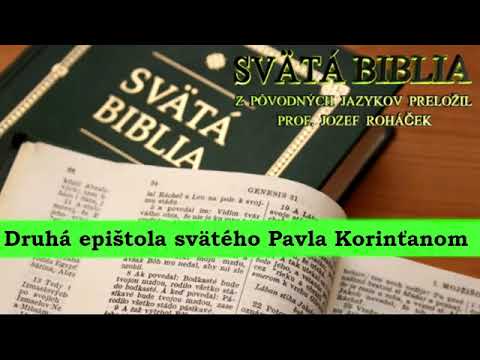Druhá epištola svätého Pavla Korinťanom - Biblia SK