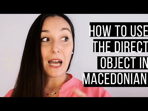 Macedonian Language Lesson | Direct object pronouns - Директен предмет | Learnwithsmile