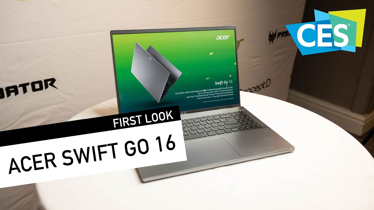 Acer Swift 16 Go - CES 2023 First Look - YouTube