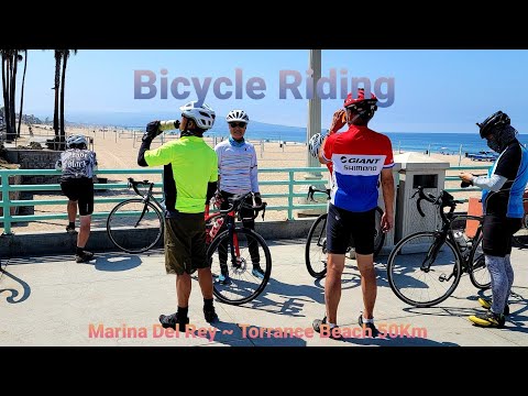 Bicycle Riding(Marina Del Rey~Torrance Beach 50km)