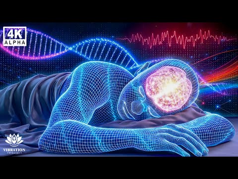 432Hz + 963Hz + 528Hz + 852Hz | The Deepest Healing Sleep: Whole Body Regeneration, Remove Insomnia