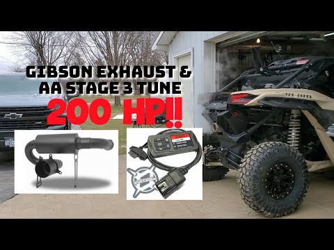 Installing Gibson Exhaust and Stage 3 Tune on 2021 Can Am X3