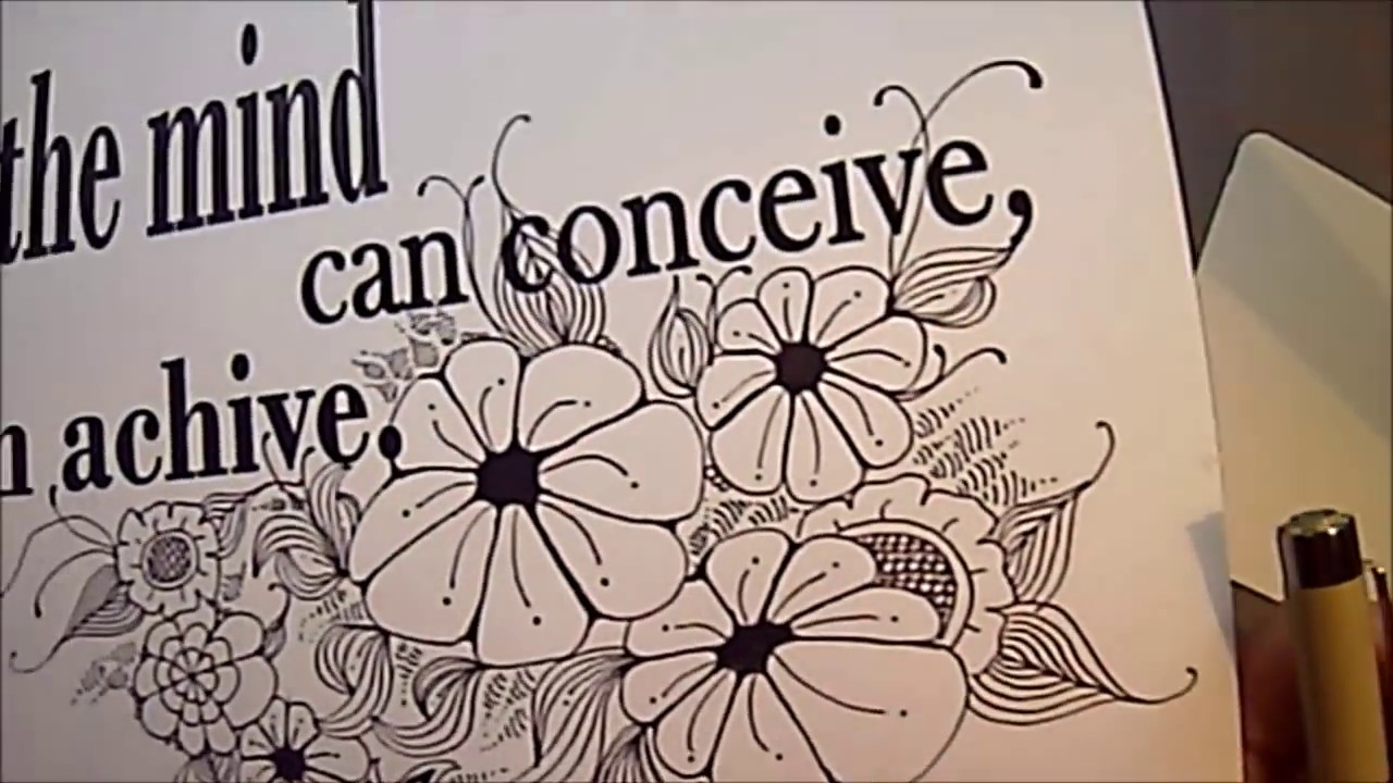 i- Leaf Tangle Pattern Lesson #94