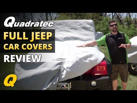 Quadratec 3 Layer and 5 Layer Softbond Car Covers for 1976-2018 Jeep CJ and Wrangler