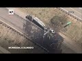 One dead, another hospitalized after tanker truck crash in Colorado - Video
