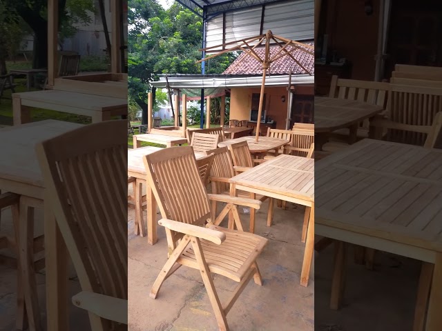 Outdoor Teak Garden Furniture Ready to Export to All Countries #furniturejepara