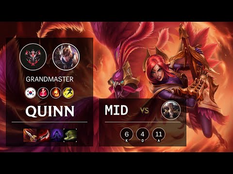 Quinn Mid vs Sett - KR Grandmaster Patch 10.13