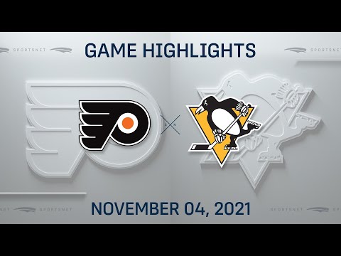 NHL Highlights | Flyers vs. Penguins - Nov. 4, 2021