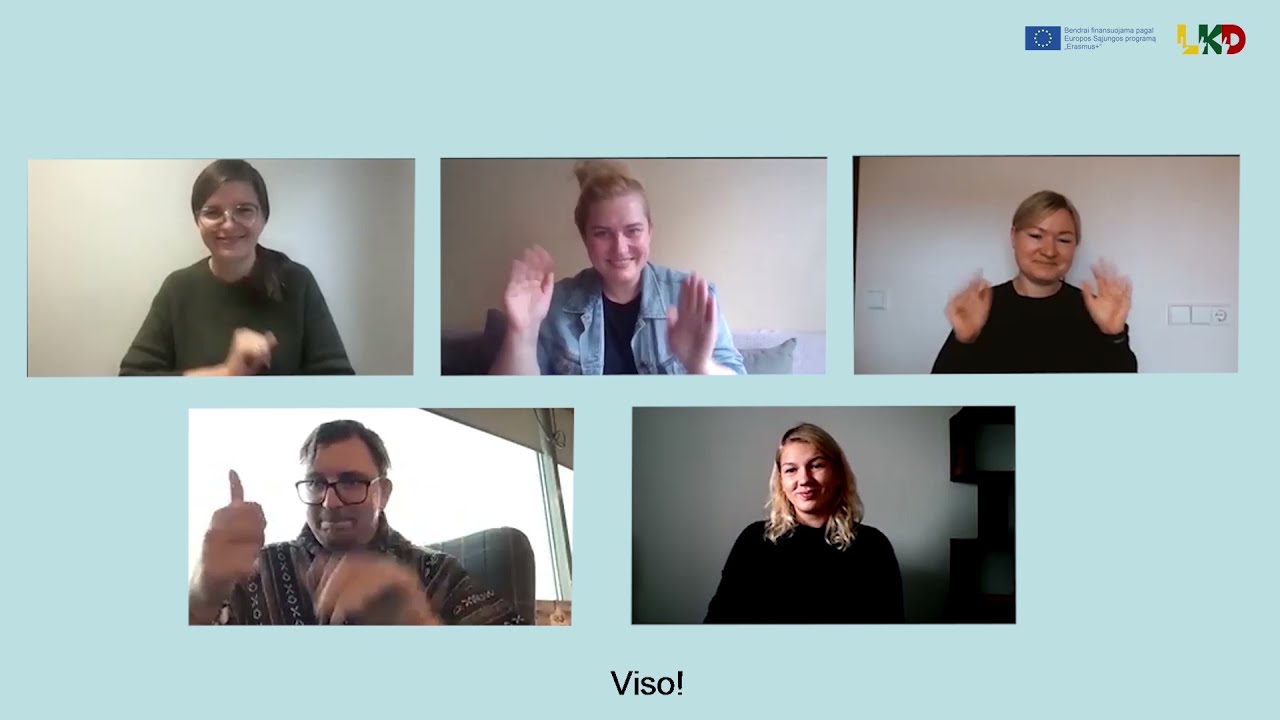 Deafmedia projekto dalyviai pasakoja apie veiklas