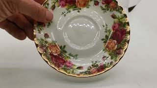 Royal Albert China Old Country Roses Saucer 1962-1972