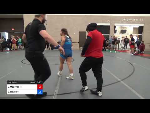 73 Kg 3rd Place - Latifah McBryde, NY Vs Sabrina Nauss, MI