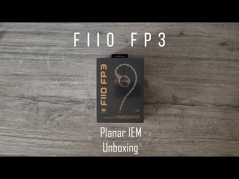 FiiO's first Planar IEM - FP3 Unboxing - Rosewood Faceplates