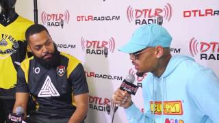 DTLR Style Suite | CHRIS BROWN talks w/King Flexxa about Black Pyramid