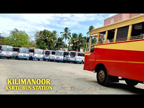Kilimanoor  KSRTC Bus Stand, Thiruvananthapuram District, Kerala