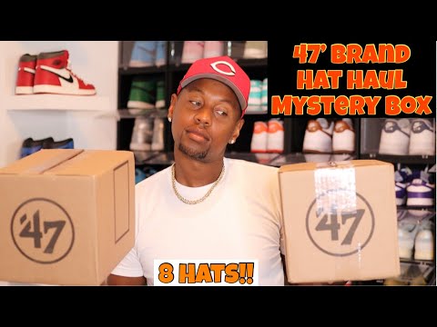 47 Brand Hat Haul Mystery Box Unboxing & Review