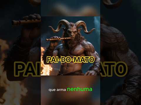 Pai-do-mato: sátiro da mata que encanta com flauta e mata sem dó, só cai pelo umbigo.