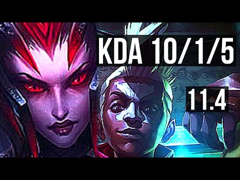 ELISE vs EKKO (JUNGLE) | Rank 4 Elise, 10/1/5, Legendary, Rank 30 | EUW Challenger | v11.4
