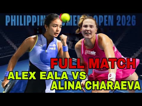 ALEX EALA VS ALINA CHARAEVA FULL MATCH #tennis #alexeala #tennisplayer #sports #highlights #games 