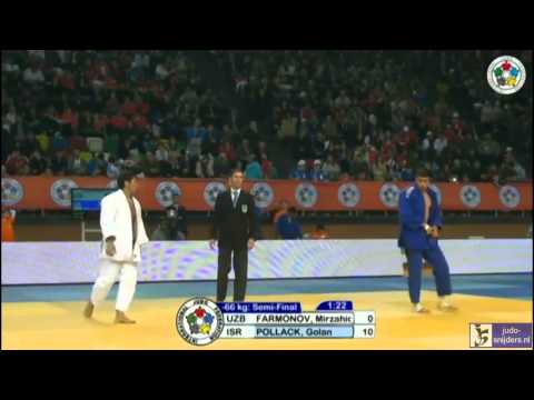 Judo 2013 Grand Prix Samsun: Farmonov (UZB) - Pollack (ISR) [-66kg] semi-final