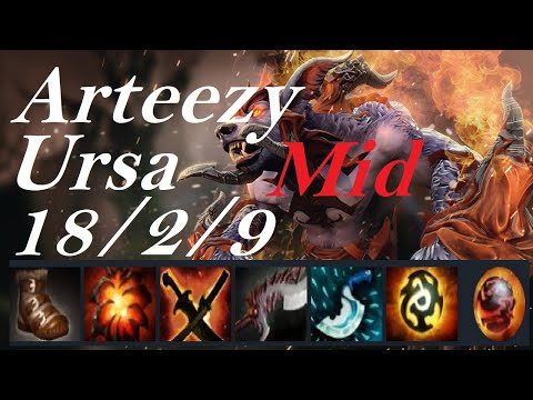 EG.Arteezy Ursa Mid Swagger like this! - Full Pub Game  - Dota2