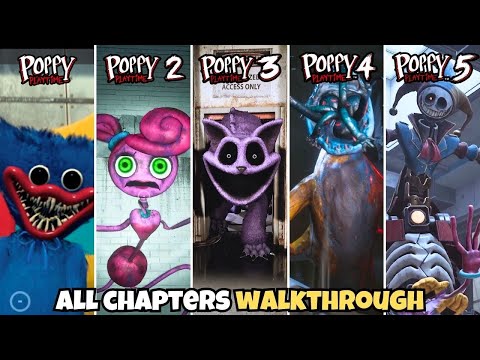 Poppy Playtime:Chapter 1,2,3,4,5 All Chapters Full Walkthrough