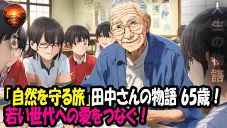 【人生の物語】「自然を守る旅」田中さんの物語 65歳！若い世代への愛をつなぐ！【60代以上の方へ】【老後の現実/老後の幸せ/シニア/感動実話】