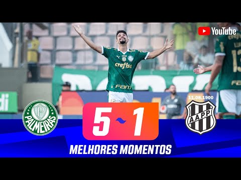 Gols e lances de Palmeiras x Ponte Preta