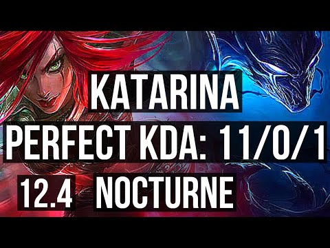 KATA vs NOCTURNE (MID) | 11/0/1, 2.6M mastery, Legendary | KR Diamond | 12.4