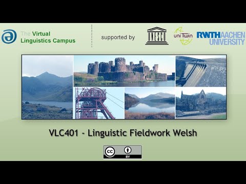 VLC401 - Linguistic Fieldwork Welsh