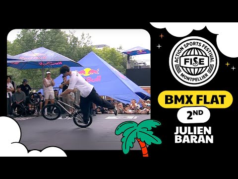 Julien Baran – 2nd Place Run | BMX Flatland World Cup Men FISE Montpellier 2025
