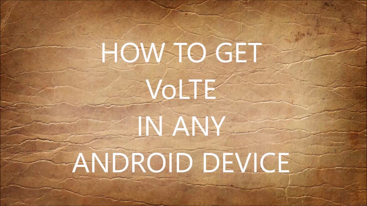 Where can I find VoLTE on my cell phone?